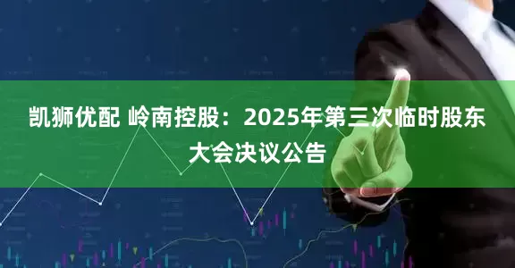 凯狮优配 岭南控股：2025年第三次临时股东大会决议公告